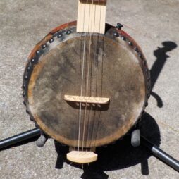 Banjo #529 Gourd 5 string fretless "Mosaic" - Image 8
