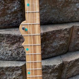 Banjo #533 "Earthtone" fretted 5 string Gourdie - Image 5