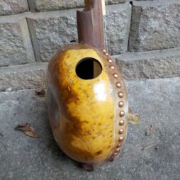 Banjo #535 "Earthtone" fretted 5 string Gourdie - Image 3