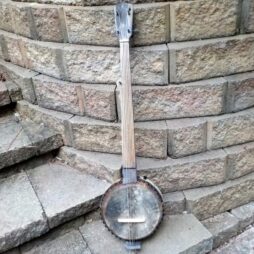 Banjo #536 Fencepost fretless 5 string gourd banjo