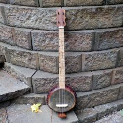Banjolele #108B Fretted gourd Baritone ukulele - Image 6