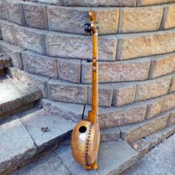 Banjo #537 5 string Naked Maple fretless gourdie - Image 5