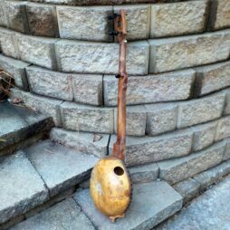 Banjo #540 "Earthtone" fretted 5 string Gourdie - Image 4