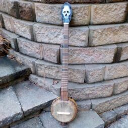 Banjo #539 Skull Creek 5 string Woodspirit Fretted Gourdie - Image 7