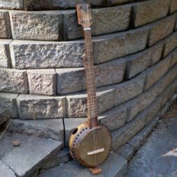 Banjo #541 Naked Maple fretted 5 string Goudie - Image 5