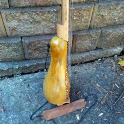 Banjo #542- Tall Gourd, 5 string fretted gourd banjo - Image 7