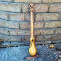 Banjo #542- Tall Gourd, 5 string fretted gourd banjo - Image 6