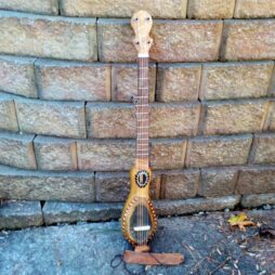 Banjo #542- Tall Gourd, 5 string fretted gourd banjo