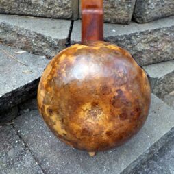 Banjo#544 Fretless 5 string gourdie "The Cottonwood Bark"woodspirit - Image 7