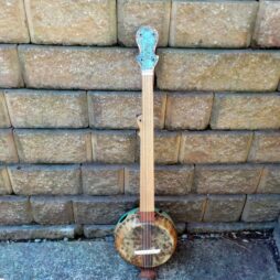 New Banjo #546 Hammered Copperhead 5 string fretless Gourdie - Image 4
