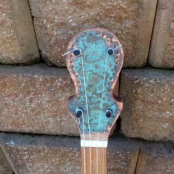 New Banjo #546 Hammered Copperhead 5 string fretless Gourdie - Image 3