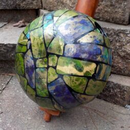 Gourd Banjo #847 5 string fretless "Mosaic" - Image 8