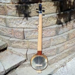 New Banjo#550 "Raven" fretless Gourd 5 string - Image 6