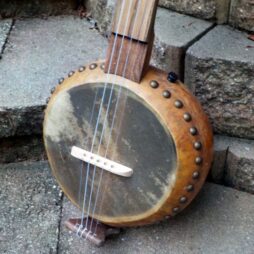 Banjo #556 Fretless "Earthtone" gourd 5 string - Image 3