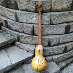 Banjo #557 fretless "Live Edge" Bottle gourdie - Image 4