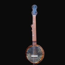Fretted 5 String Gourd Banjo #555 "Mini 5 Travel banjo 17"scale